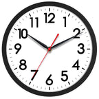 Battery Operated Black Wall Clock — 18"