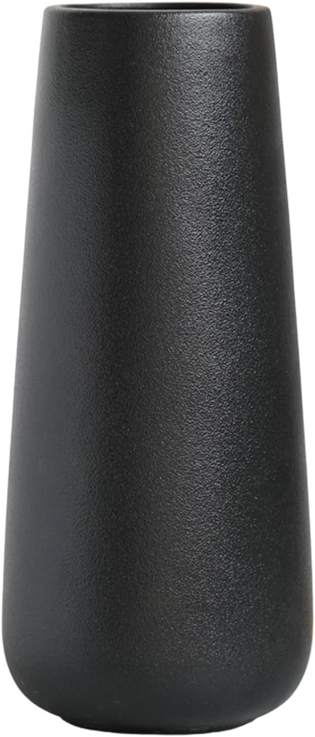 Farmhouse Black Decorative Vase — 11" — Tall 11 inch
