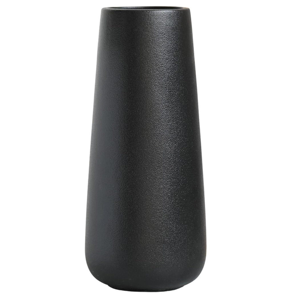Farmhouse Black Decorative Vase — 11"