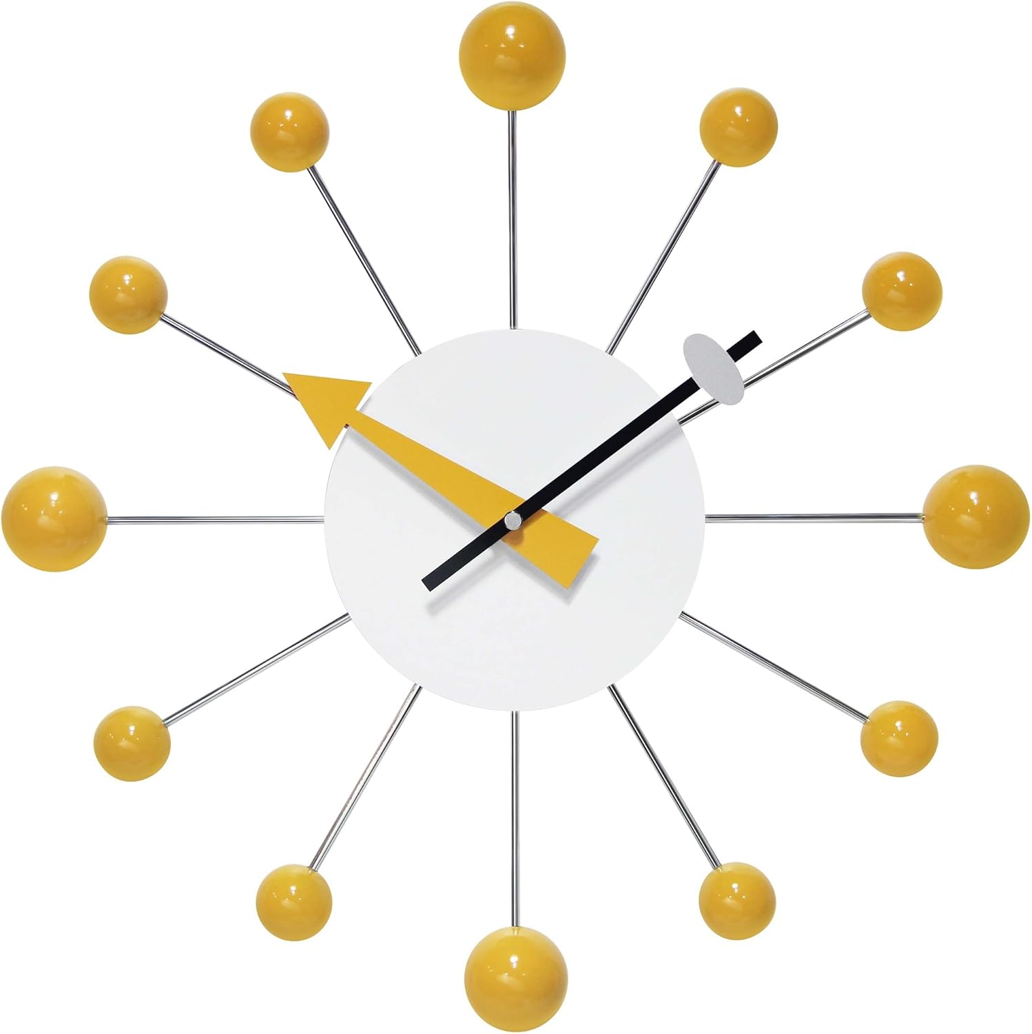 Green Wall Clock — 15" — Saffron