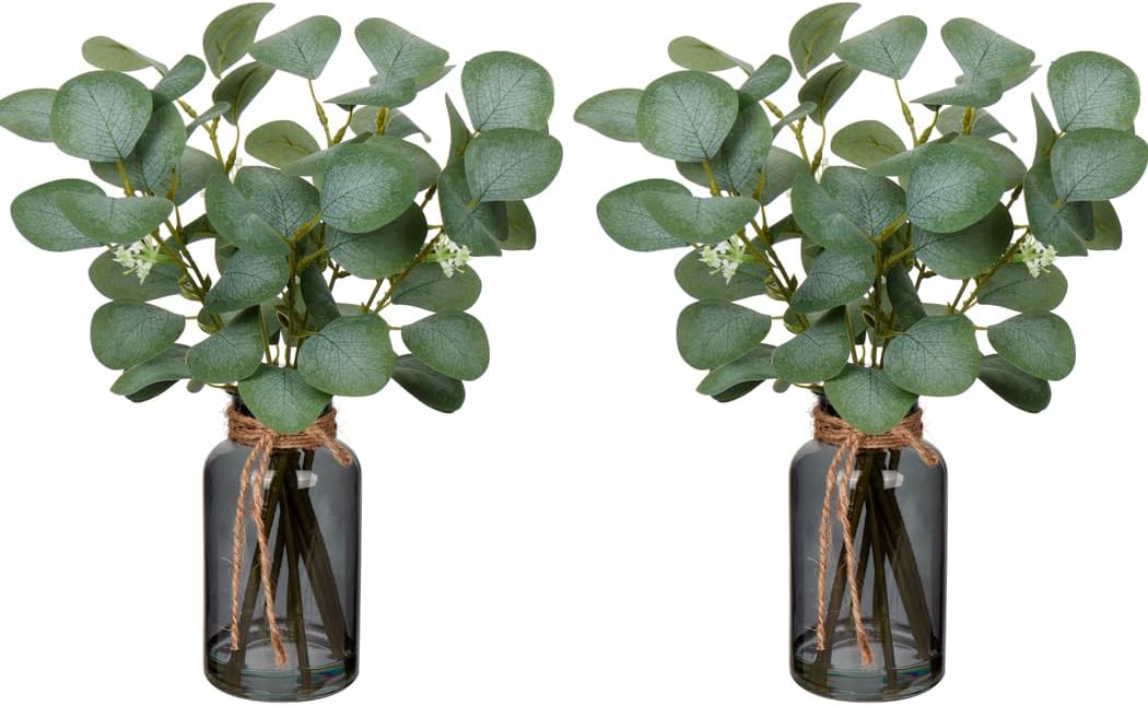 Farmhouse Black Artificial Plant — 14" — Black Dual