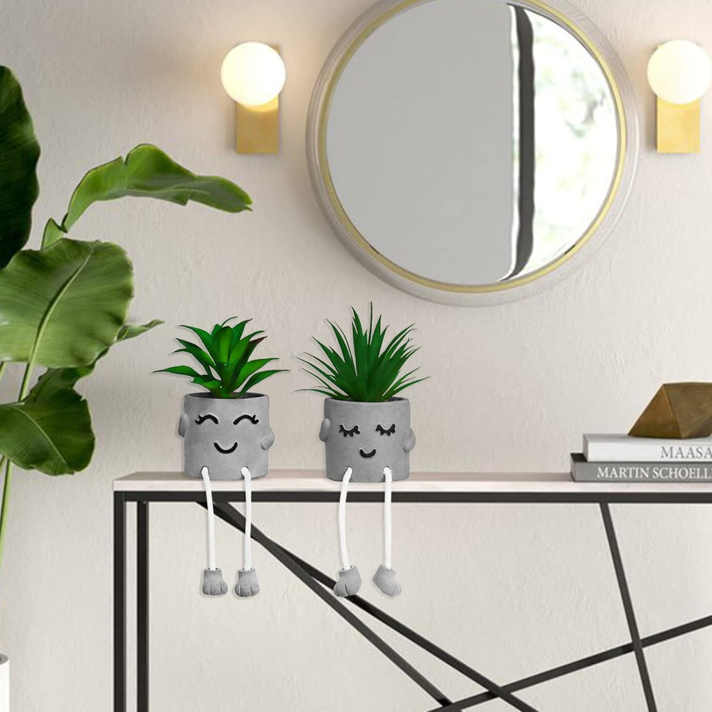 Stone Faux Succulent — Set of 2 - View 4
