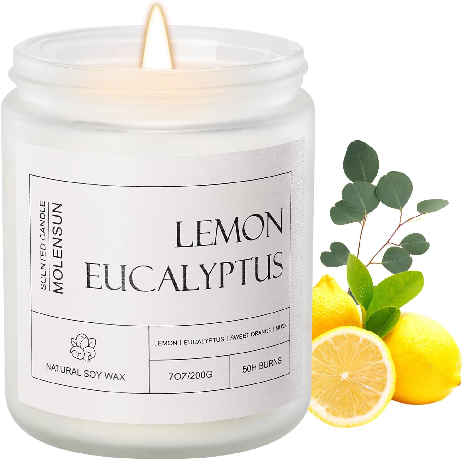 Scented Green Soy Candle — 7 oz