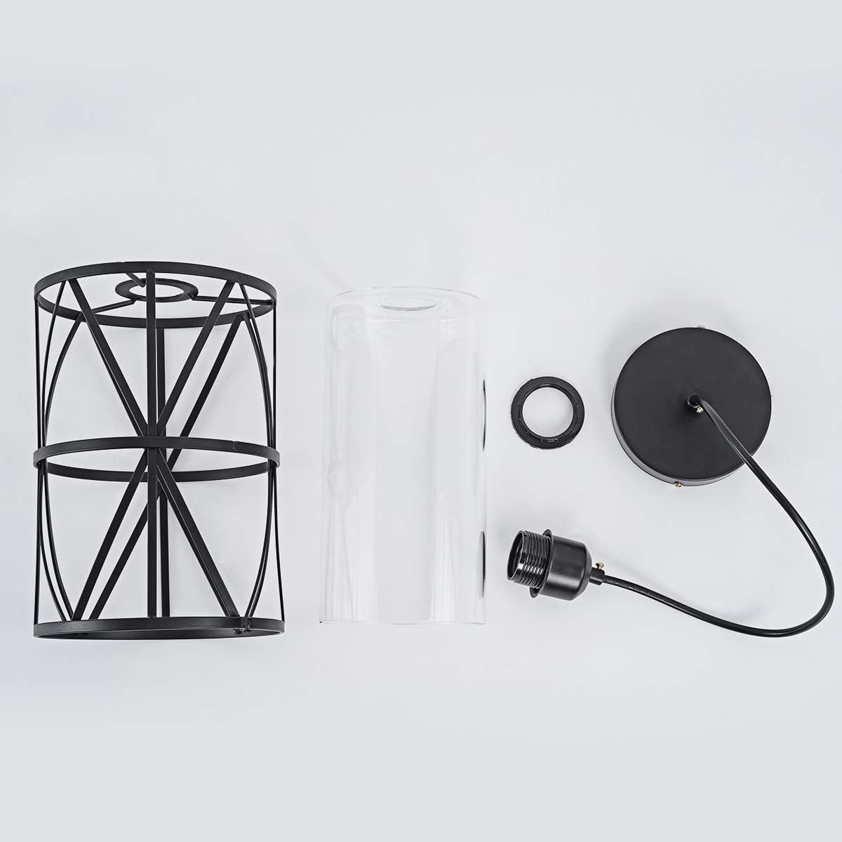 Black Pendant Light - View 8