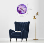 Battery Operated Pink Wall Clock — 10" - View 5