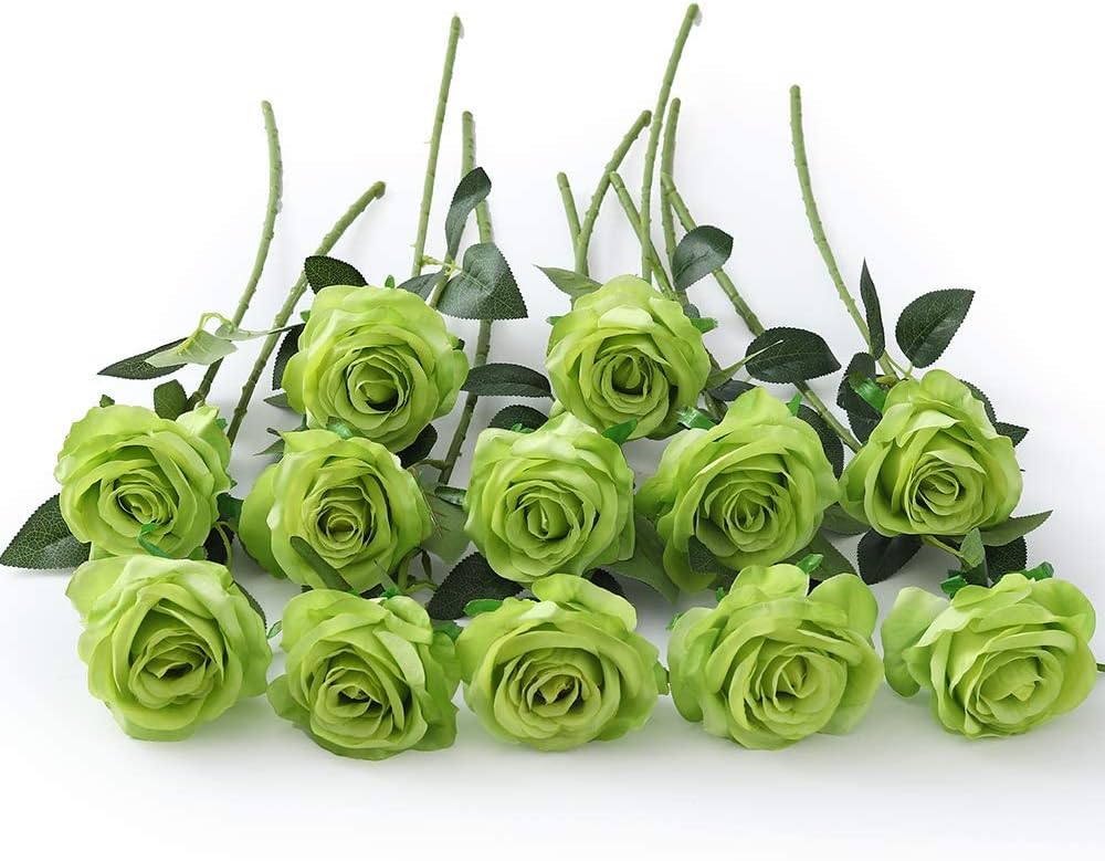 Black Artificial Flowers — Green