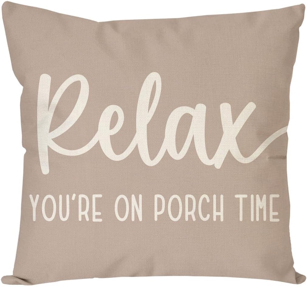 Lumbar Boho Beige Throw Pillow Cover — 20" — Beige