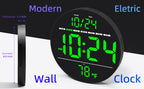 Farmhouse Blue Wall Clock - View 2