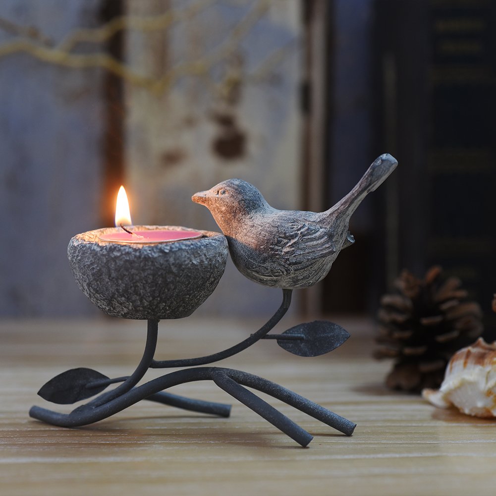 Vintage Luxe Metal Candle