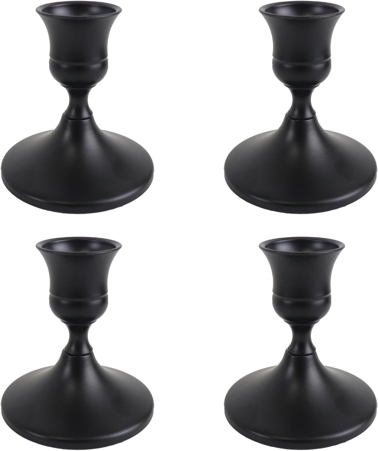 Vintage Luxe Black Candle — Set of 2 — Black