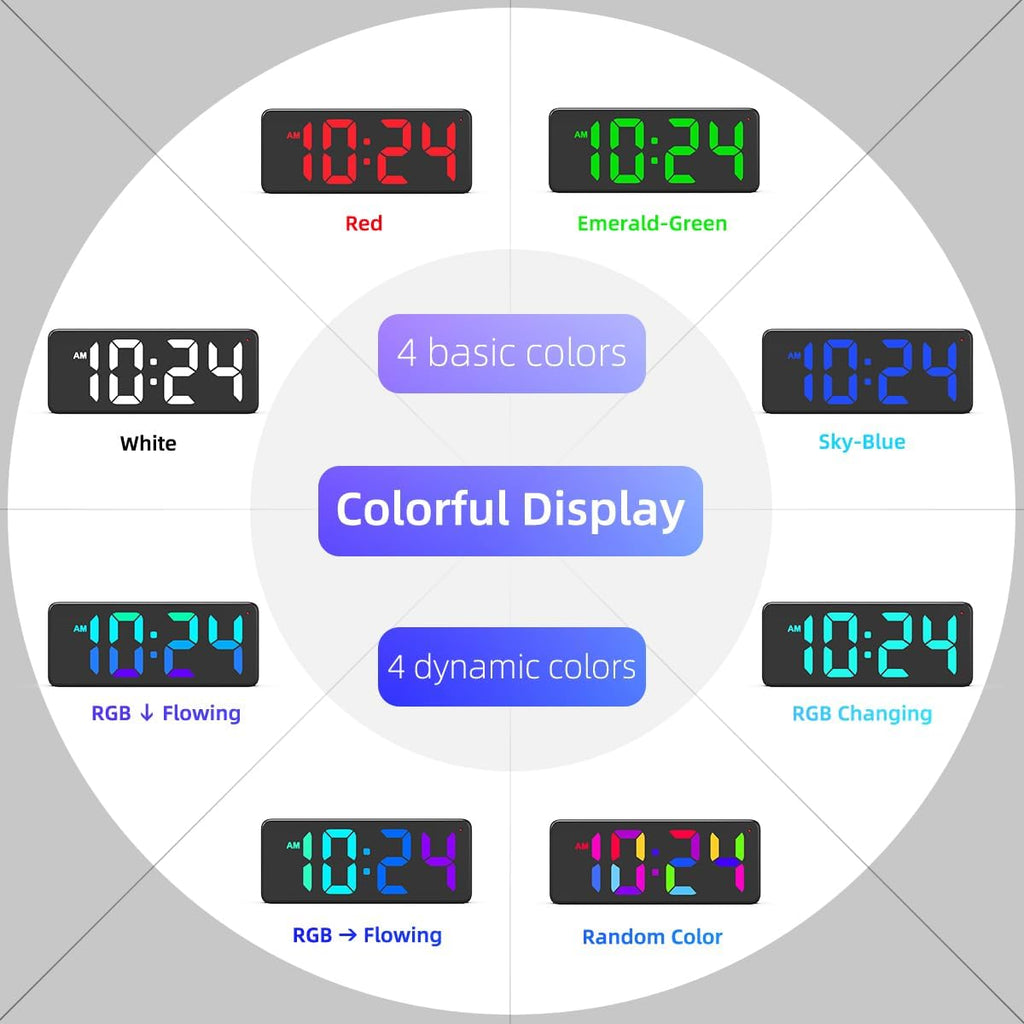 RGB Farmhouse Wall Clock - View 2