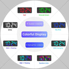RGB Farmhouse Wall Clock - View 2