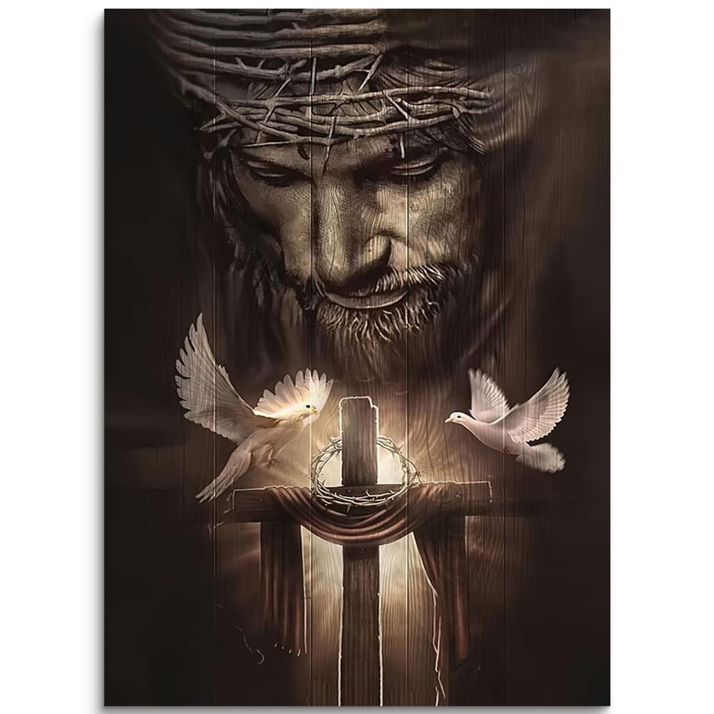 Black Canvas Wall Art — 28"