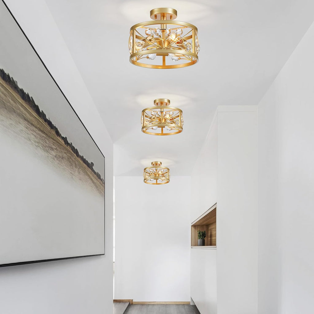 Vintage Farmhouse Black Chandelier — 3-Light - View 6