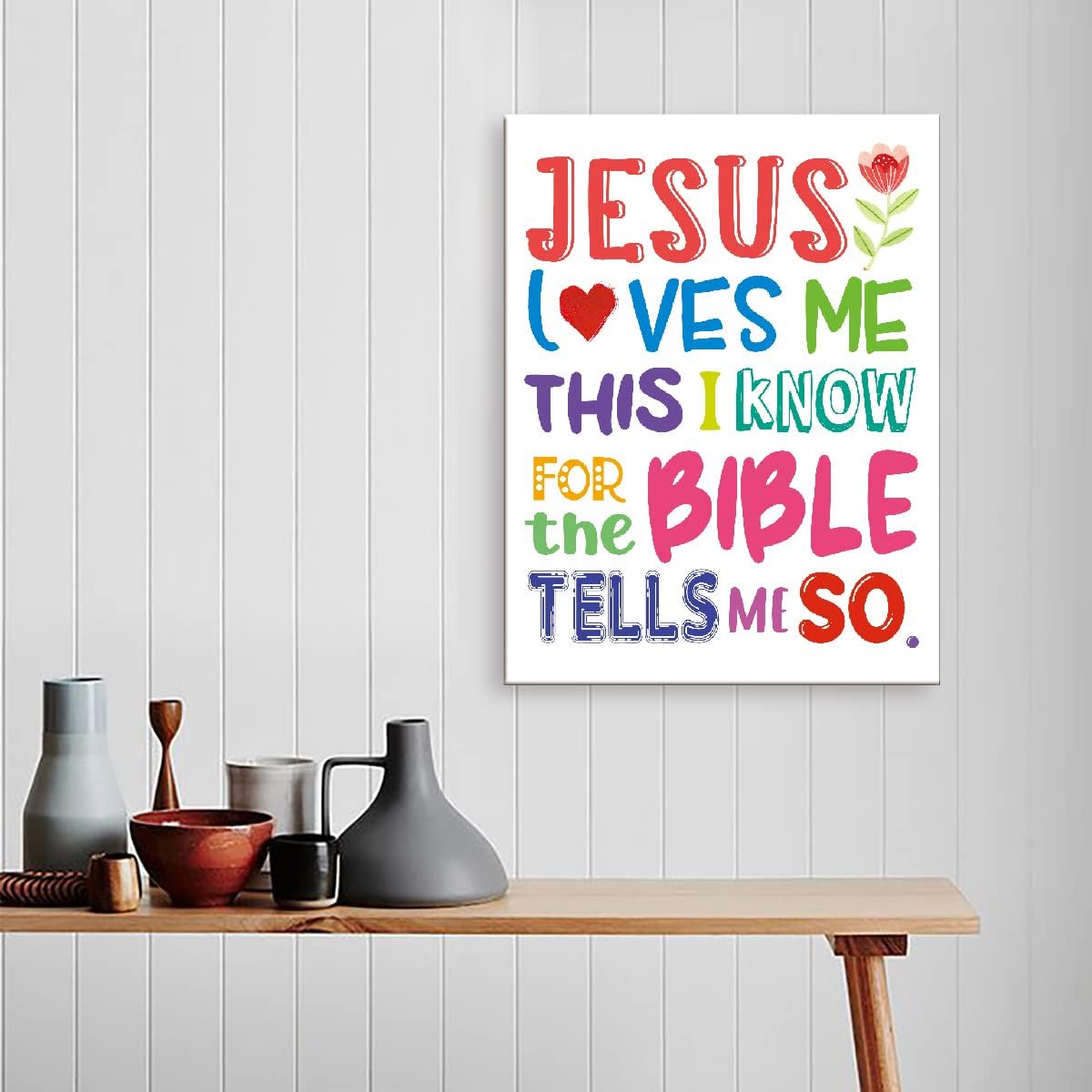 Black Canvas Wall Art — 12" - View 4