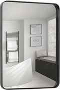 Rectangular Black Wall Mirror — 2" — 30"L x 22"W