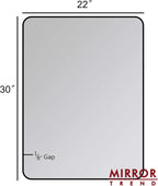 Framed Metal Mirror — 30" - View 2