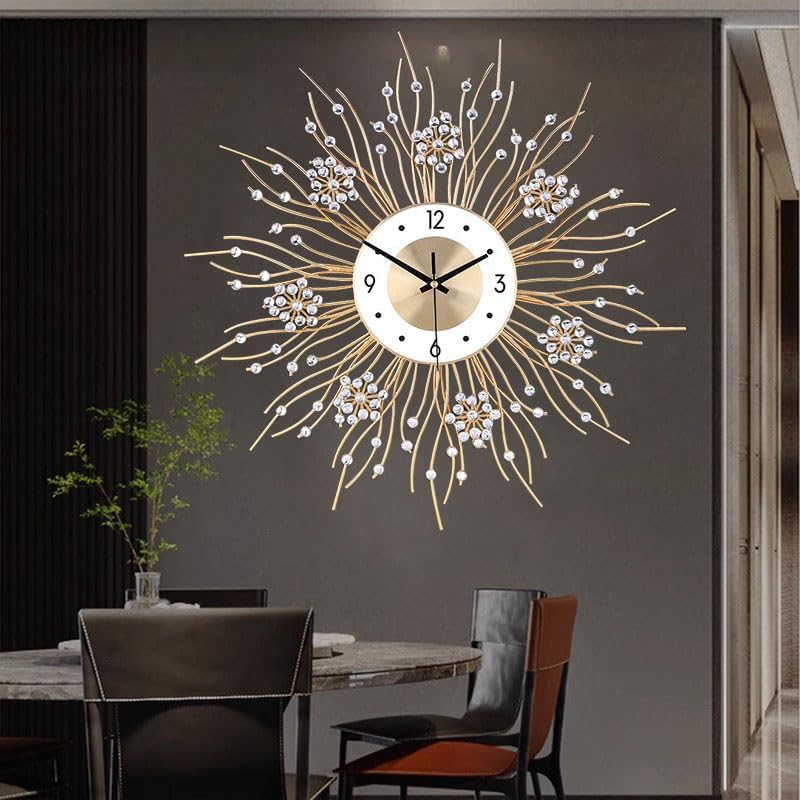 Round Luxe Gold Wall Art — 20" - View 7