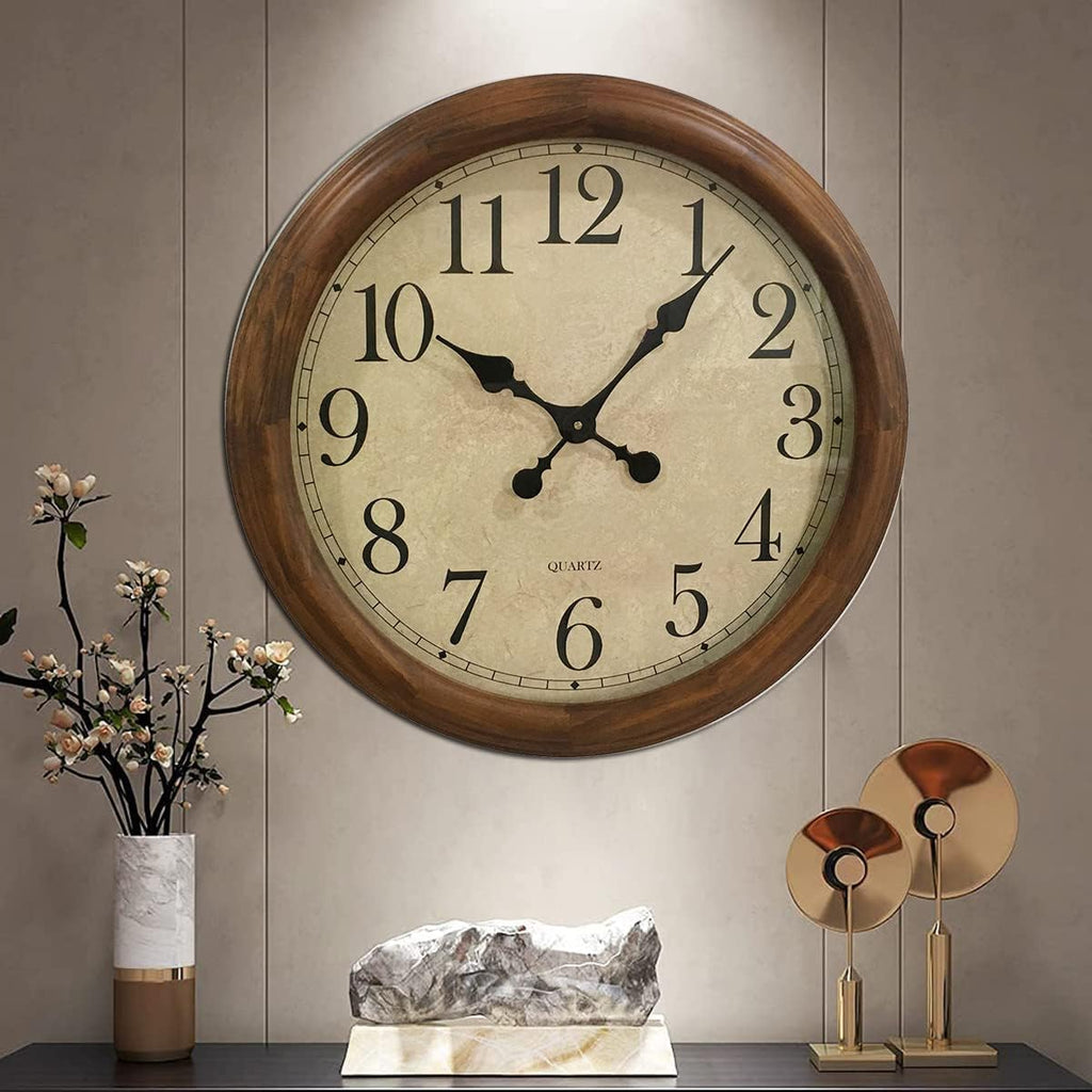 Battery Operated Wood Wall Clock - View 7