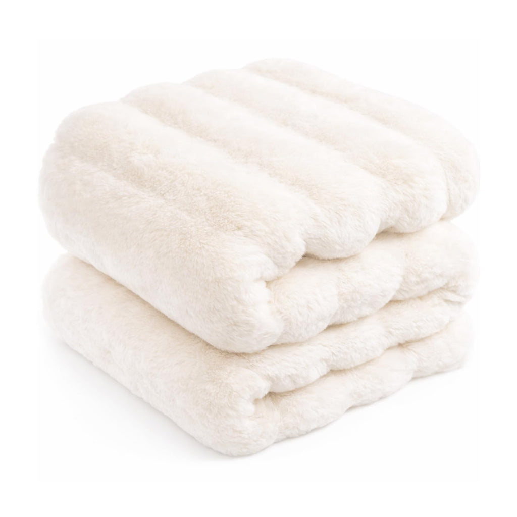 Luxe Beige Throw Pillow — 50"
