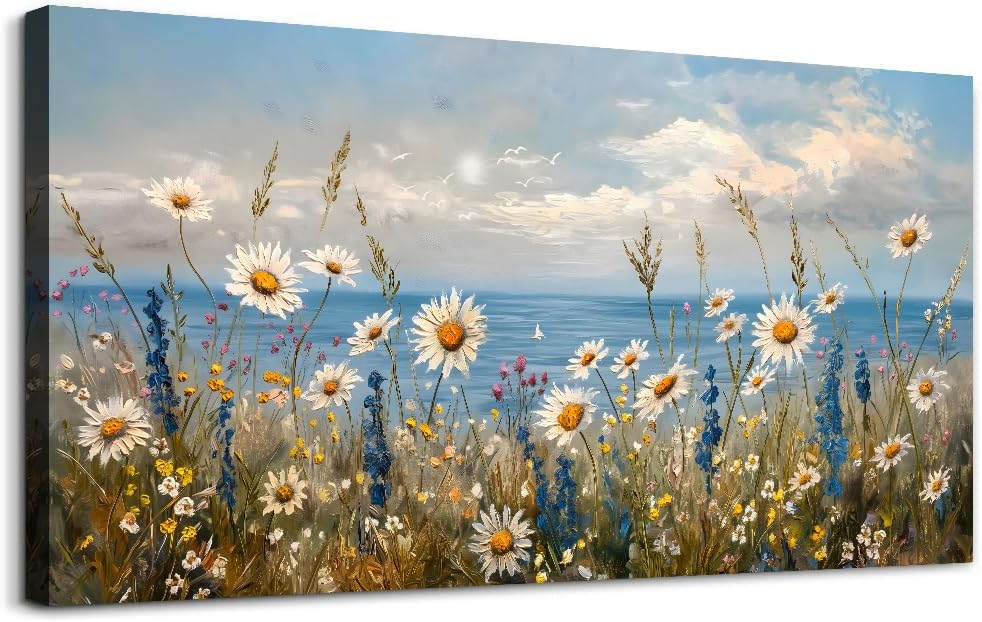 Vintage Farmhouse Blue Wall Decor — 40" — 60"L x 30"W
