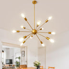 Luxe Black Chandelier - View 2