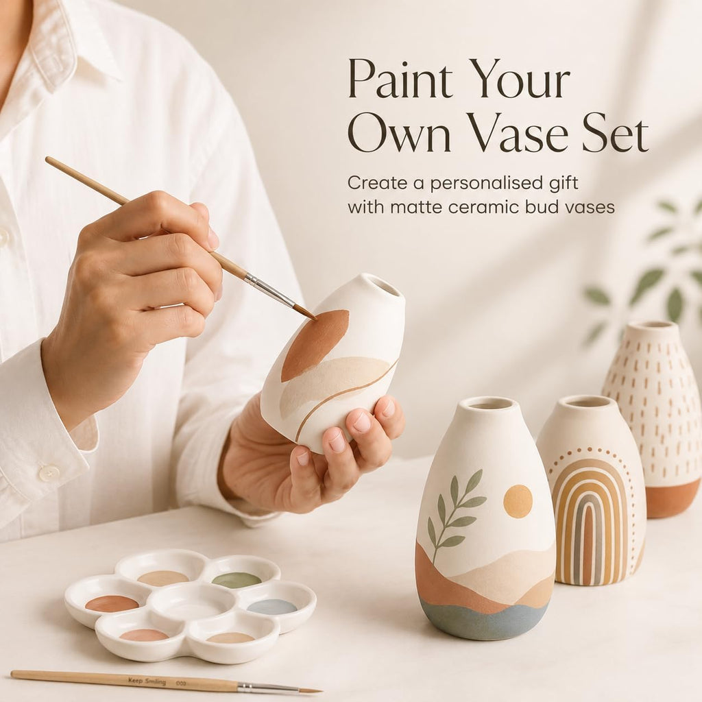 Scandinavian Ceramic Vase — Set of 12 - View 6