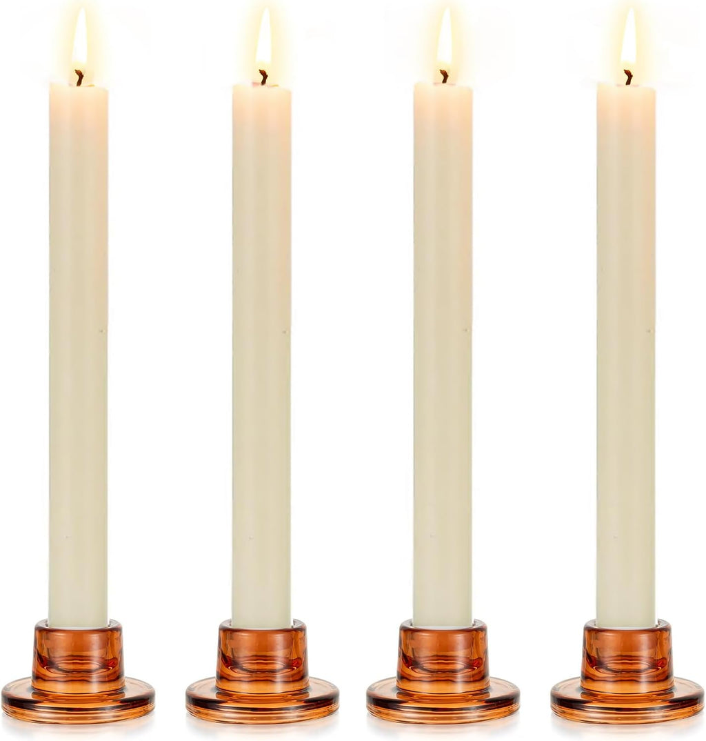 Modern Orange Candle — Amber