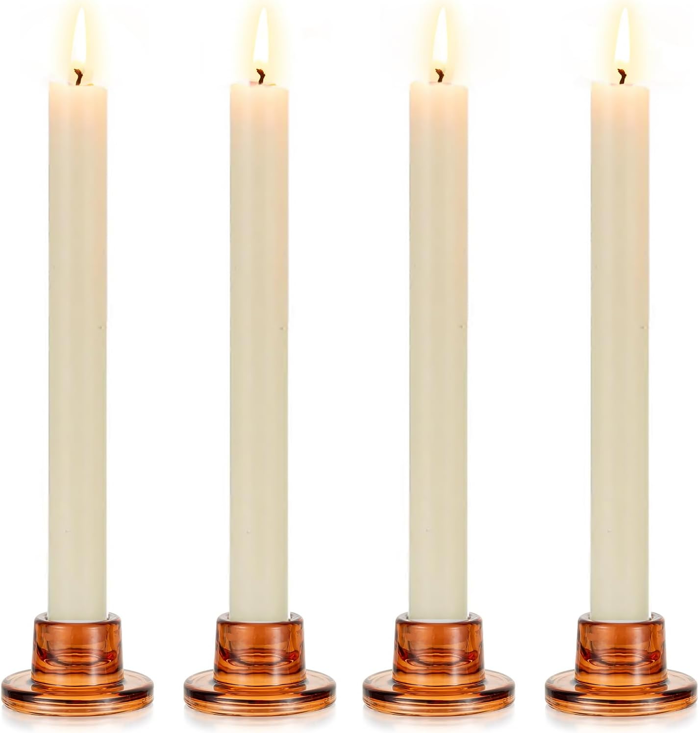 Modern Orange Candle — Amber