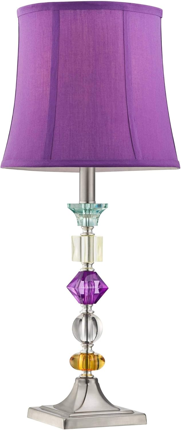 Boho Purple Table Lamp — 25.5" - View 6