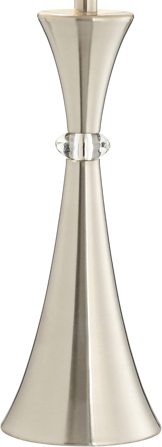 Modern Silver Table Lamp — 28" - View 6