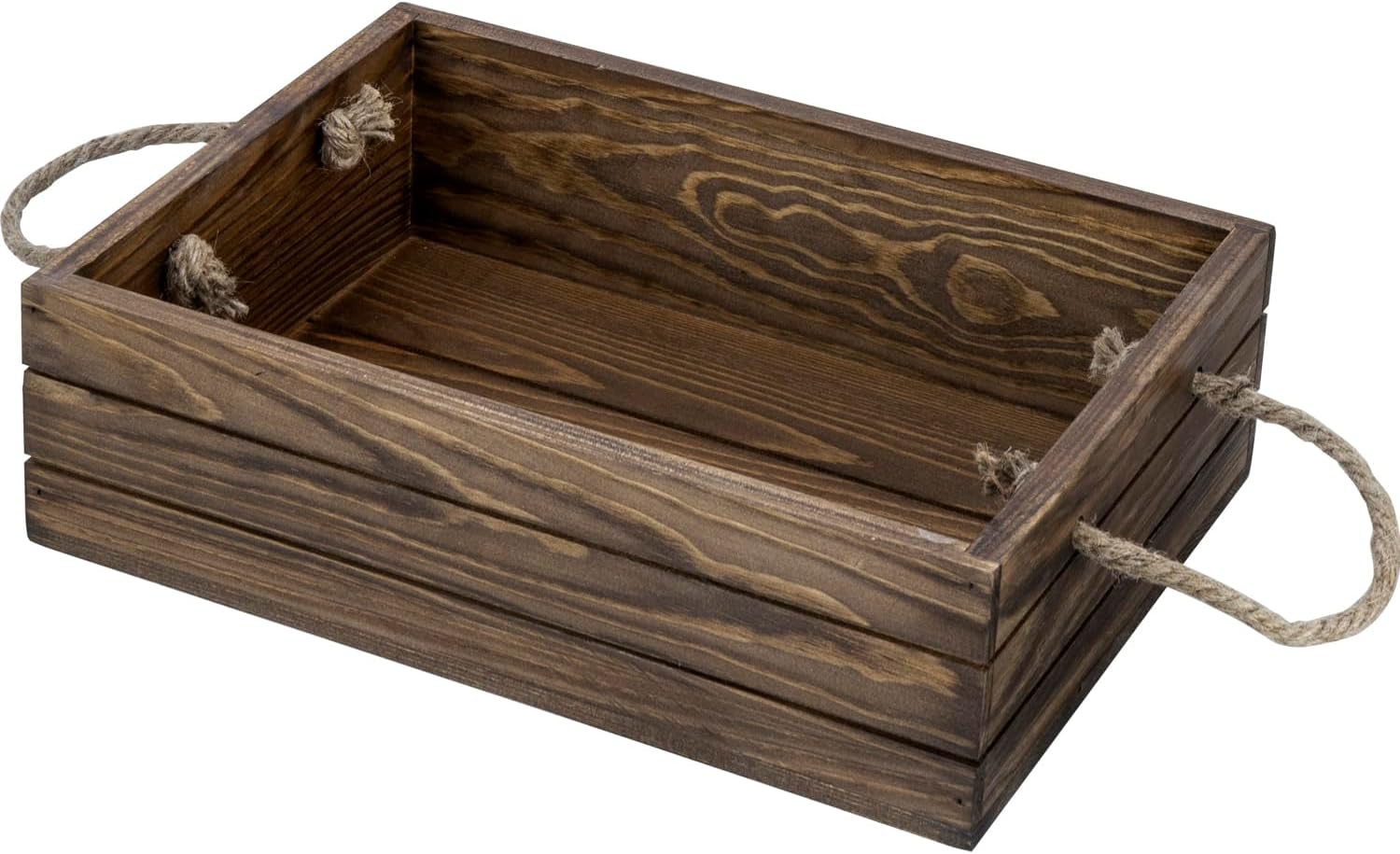 Farmhouse Brown Storage Basket — 13" — Brown (13 Inch)