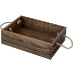 Farmhouse Brown Storage Basket — 13"