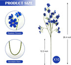 Blue Artificial Plant - View 3