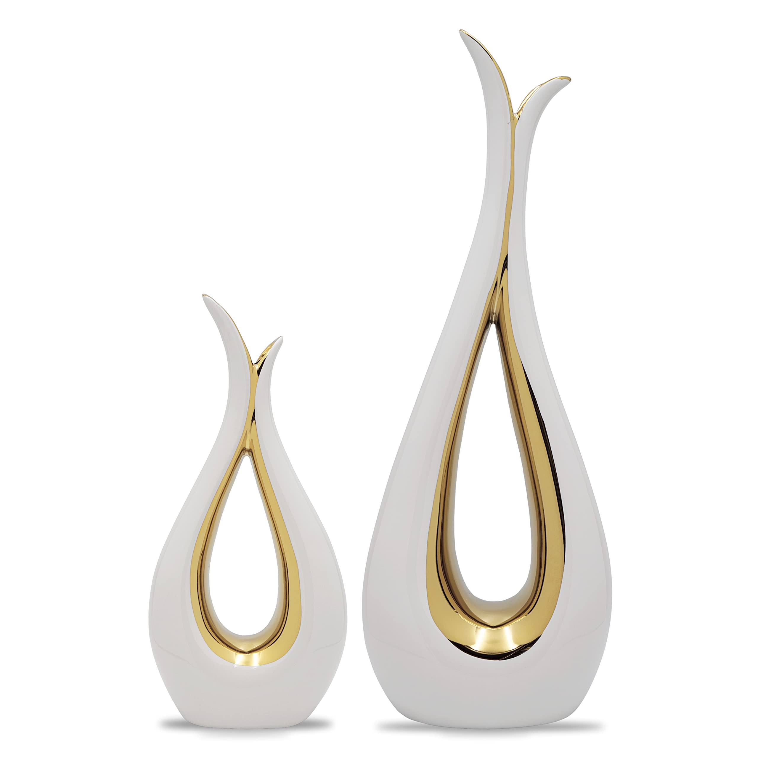 Modern Ceramic Decorative Vase — Set of 2