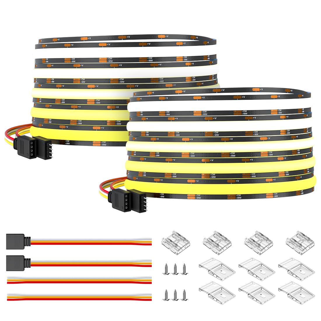 Dimmable Metal LED Strip Light — 2X16