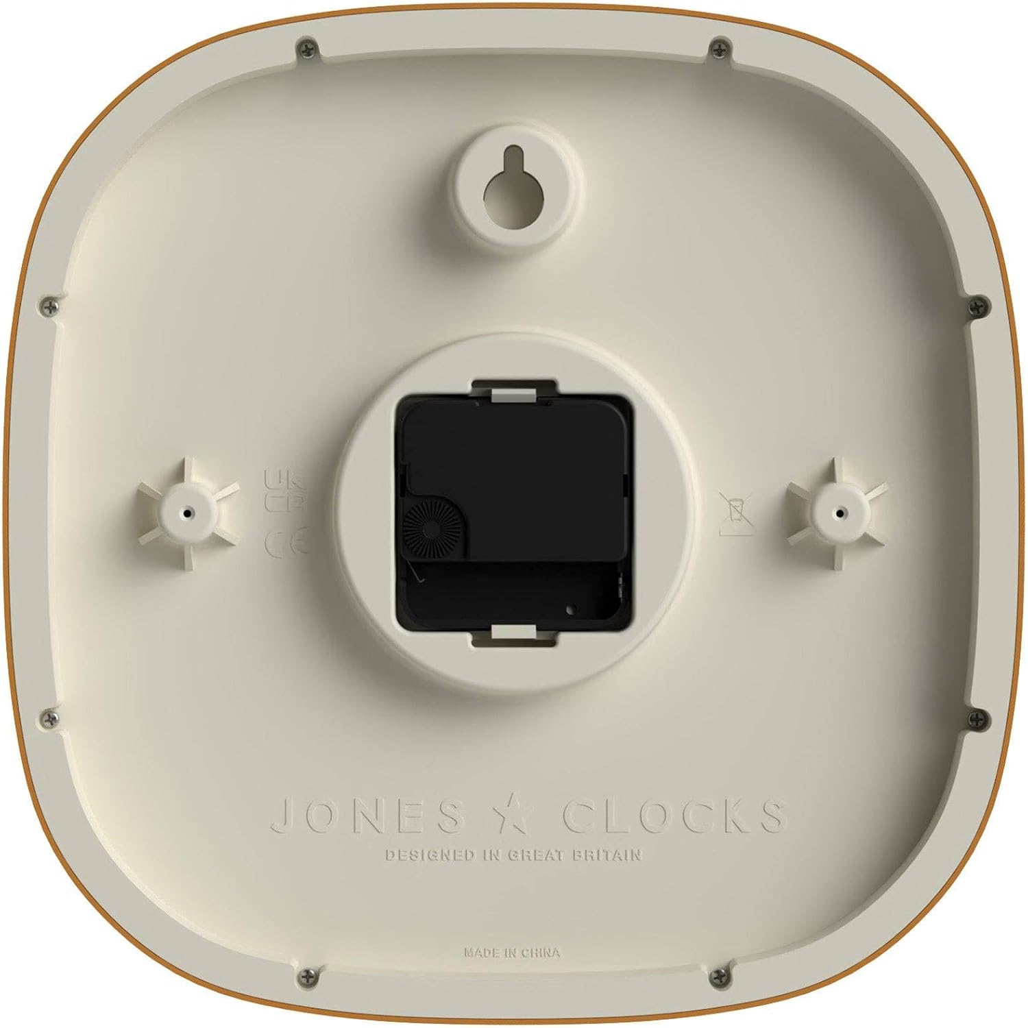 Mid-Century Black Wall Clock — 10" - View 7