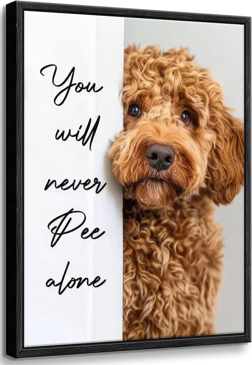 Luxe Black Canvas Wall Art — 12" — Black Frame