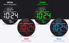 Farmhouse Blue Wall Clock - View 8