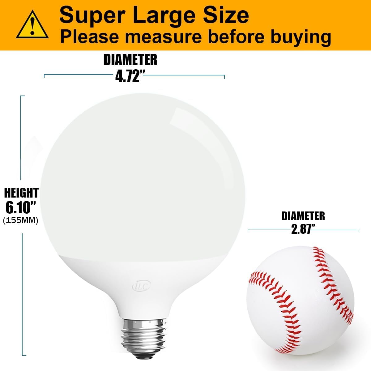 Color Changing Beige Smart Bulb — 72" - View 2