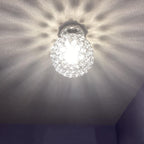 Luxe Black Chandelier — 7.7" - View 7