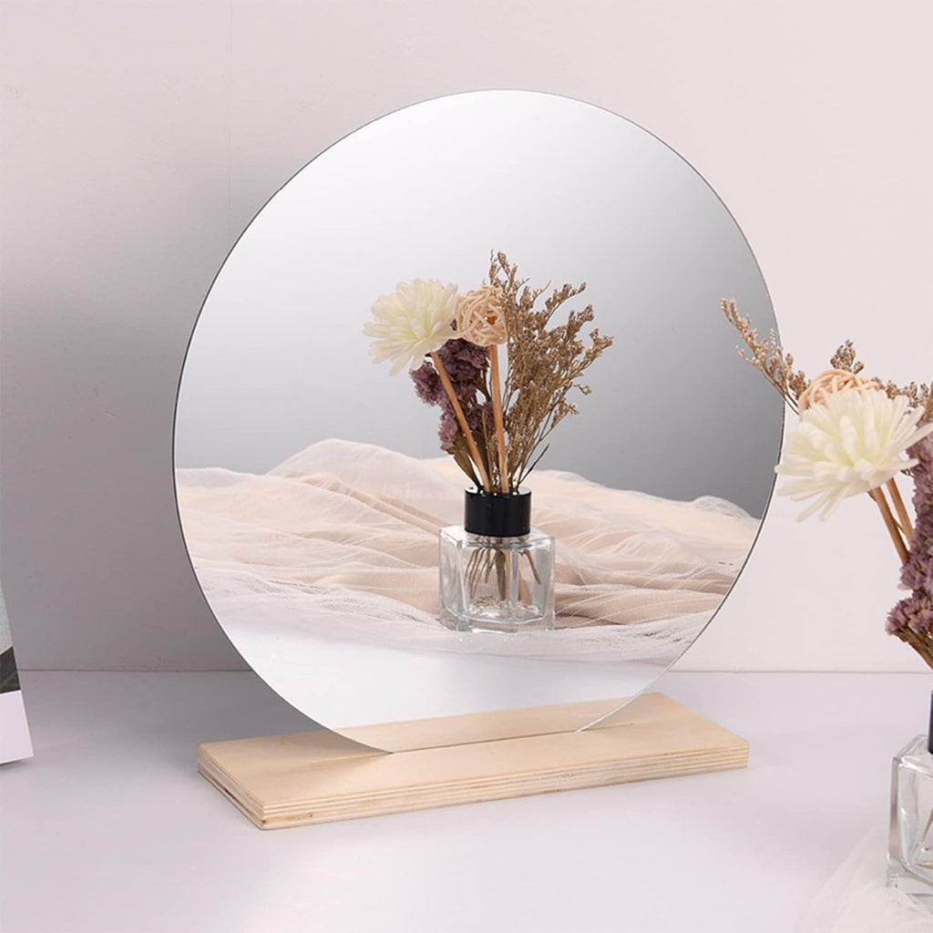 Glass Round Mirror — 7.9" - View 6