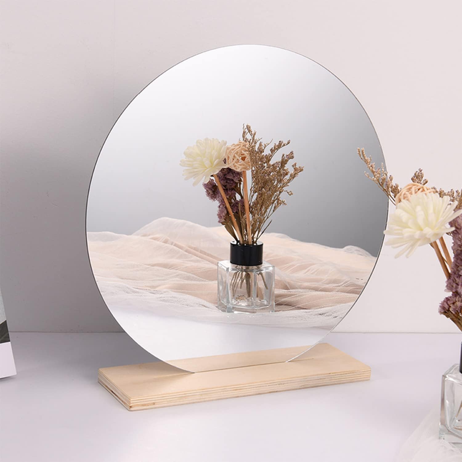 Glass Round Mirror — 7.9" - View 6