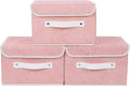 Pink Storage Bin — Set of 1 — Small (Pack of 3)