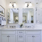 Beveled Modern Glass Wall Mirror — 18" — 1