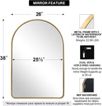 Luxe Gold Mirror — 26" - View 4
