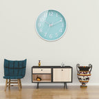 Battery Operated Modern Black Wall Clock — 12" - View 5