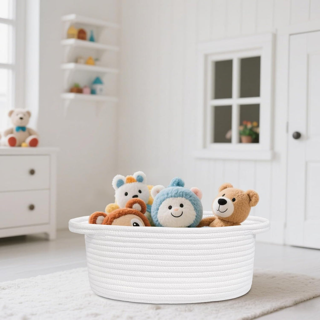 Boho Beige Storage Bin — 12" - View 9
