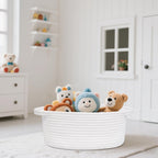 Boho Beige Storage Bin — 12" - View 9