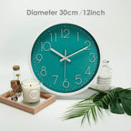 Round Modern Gold Wall Clock — 12" - View 2